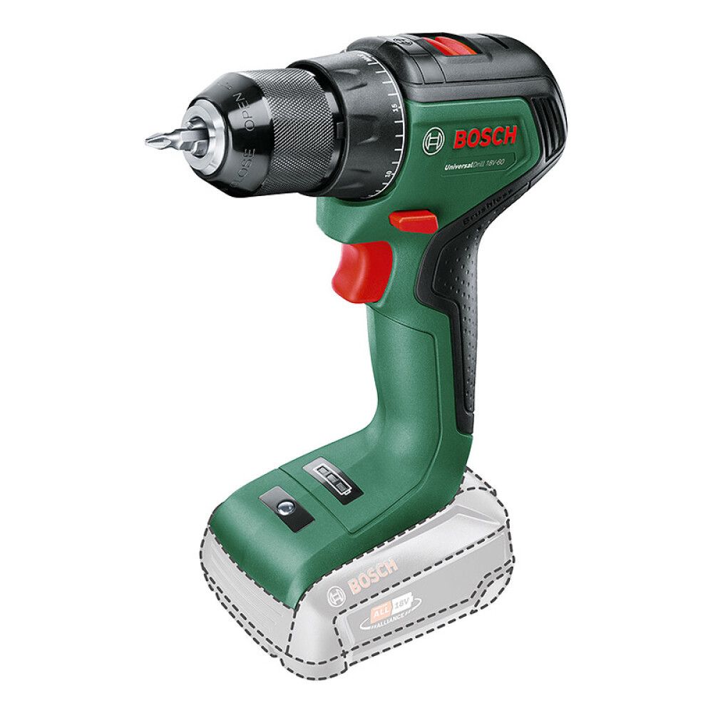 Akutrell Bosch UniversalDrill 18V-60 Solo