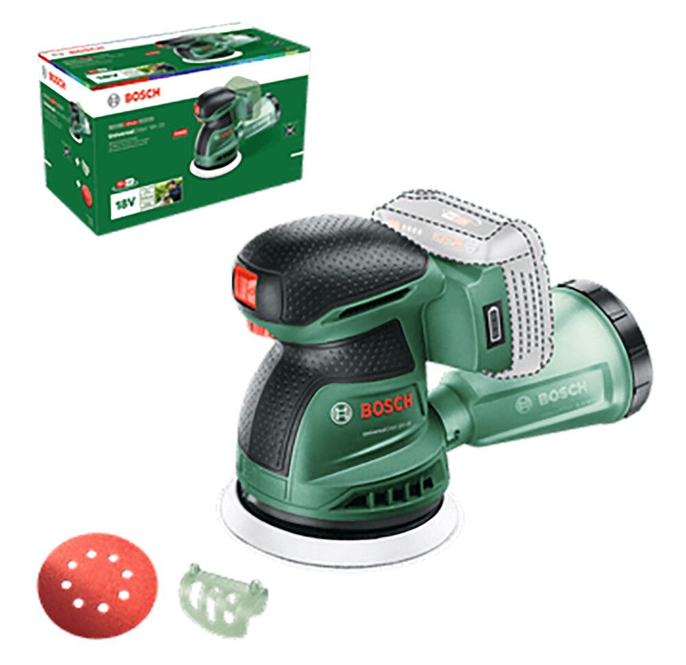 Akuekstsentriklihvija Bosch UniversalOrbit 18V-20