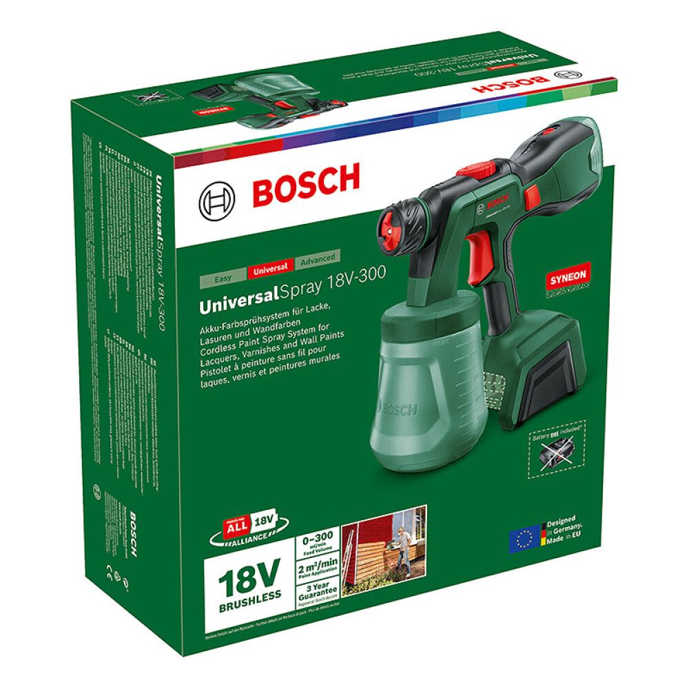 Akuvärvipüstol Bosch UniversalSpray 18V-300