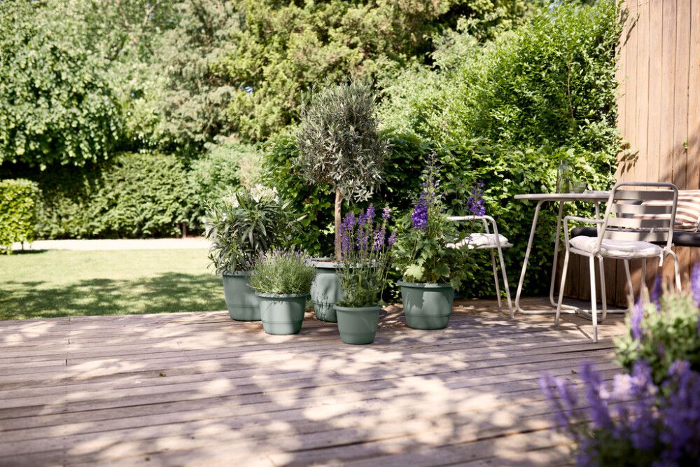 Õuepott Elho Amiga Ø 47 cm, tüümiani roheline