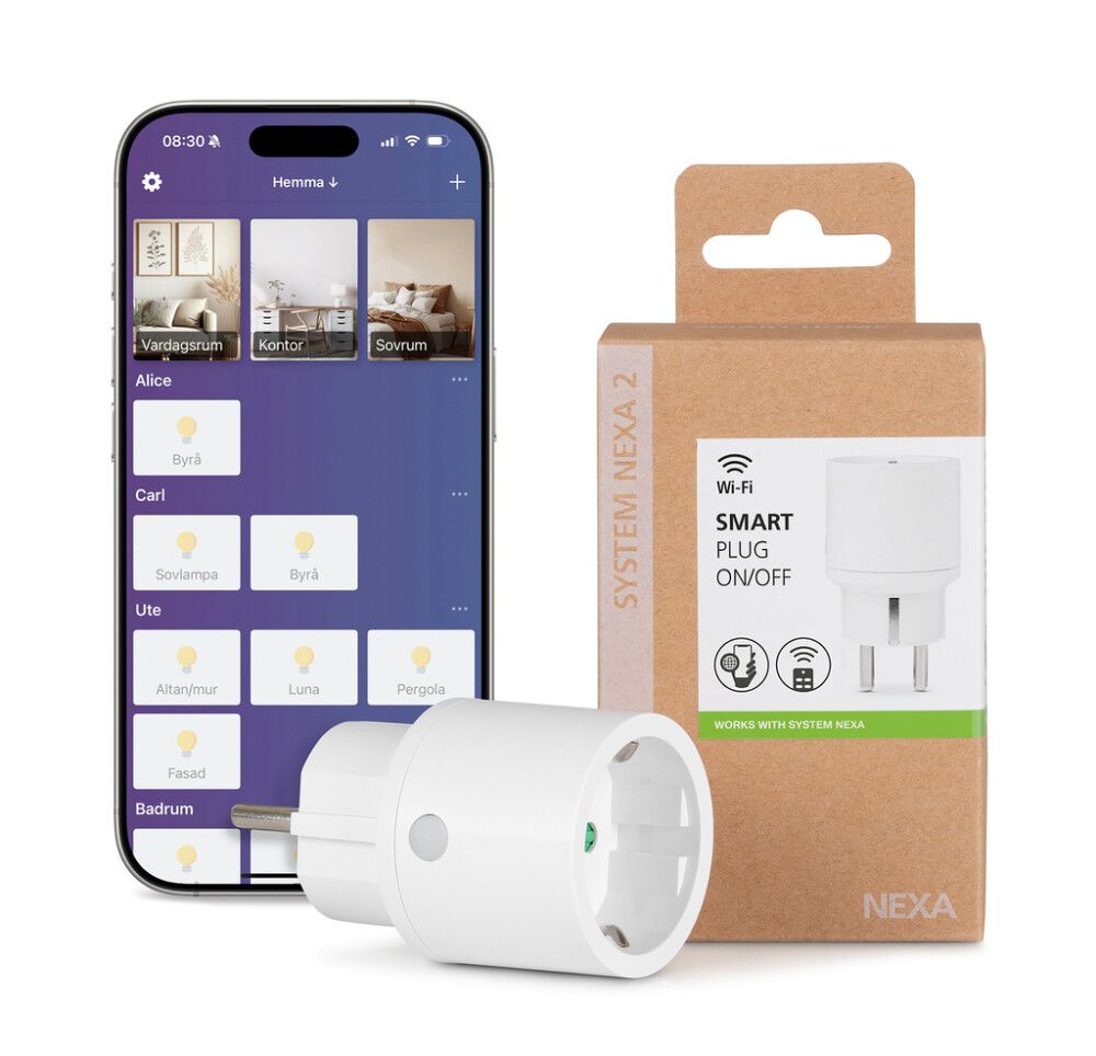 Pistiklüliti isekodeeruv Nexa 2 WPR-01 Wi-Fi IP20