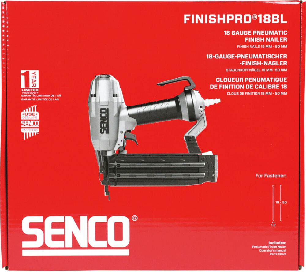 Tihvtinaelapüstol Senco FinishPro18BL 1,2 mm