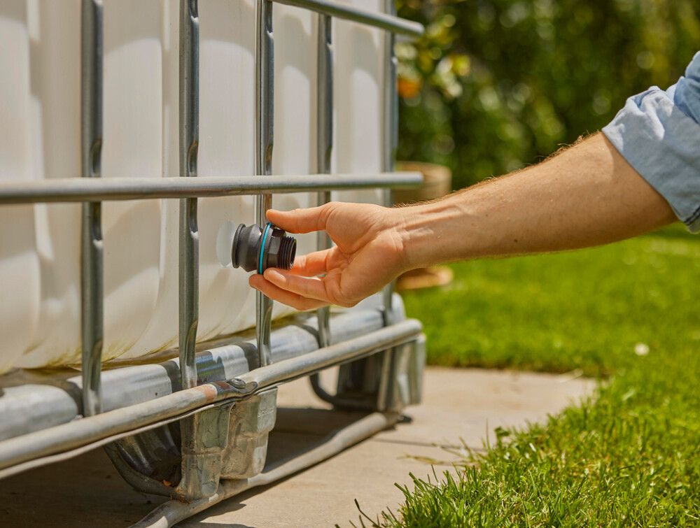 Ühendusliitmik Gardena kogumistünnile universaalne 33,3/26,5 mm