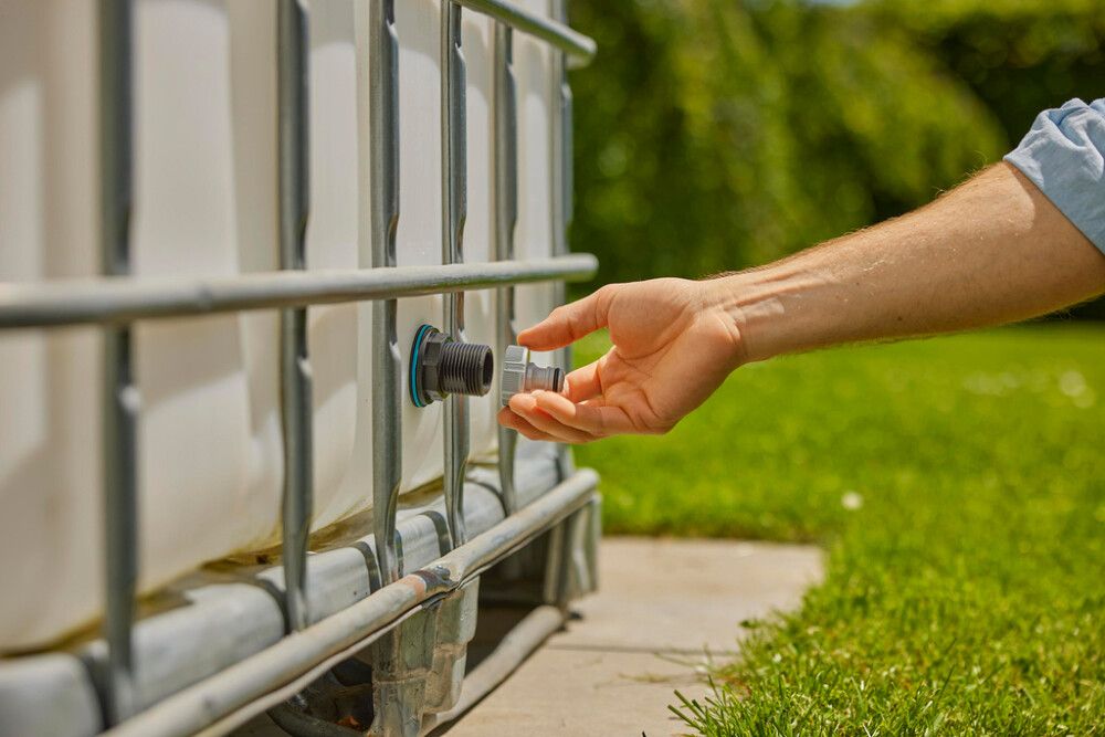 Ühendusliitmik Gardena kogumistünnile universaalne 33,3/26,5 mm