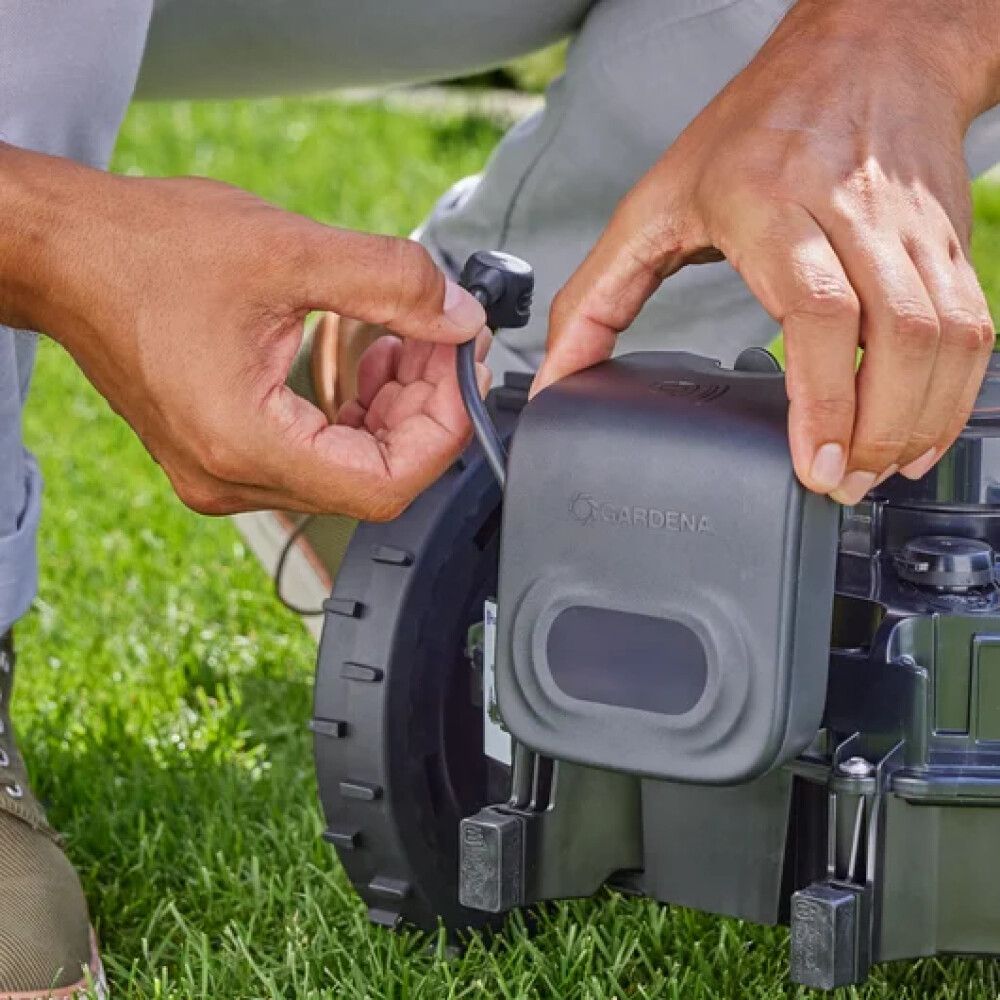 Kokkupõrkevastane radar Gardena Sileno robotniidukile