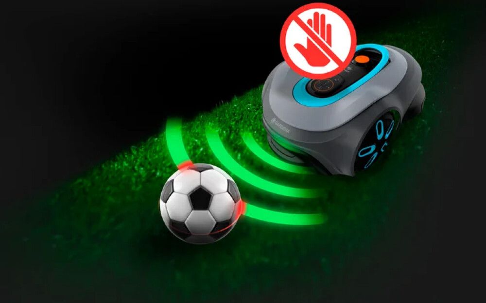 Kokkupõrkevastane radar Gardena Sileno robotniidukile