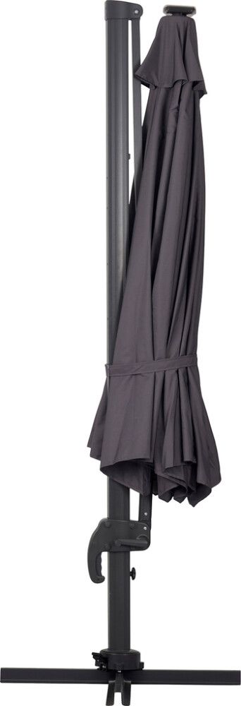 Päikesevari 350 cm LED .-valgustus, hall