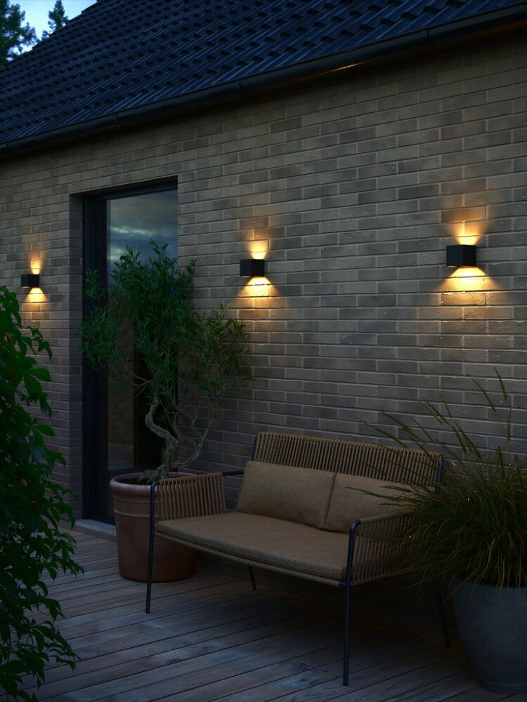 Seinavalgusti Nordlux Milda Kubi must Must