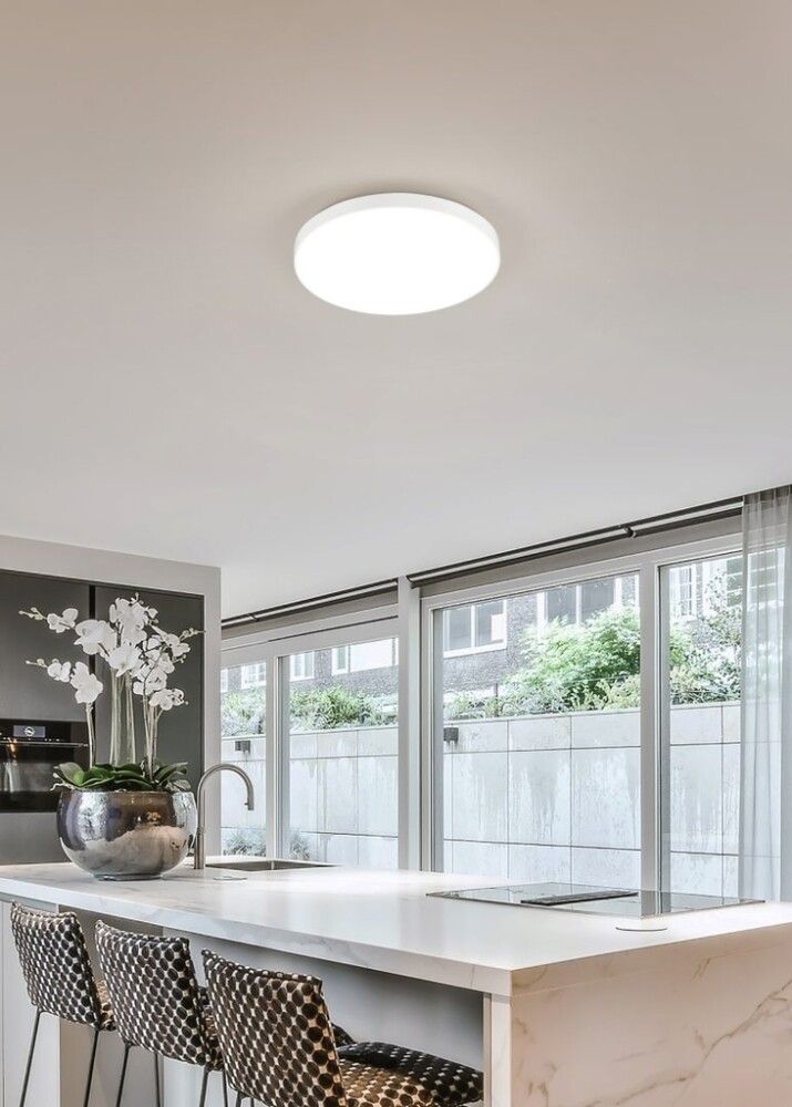 Plafoon Trio Spica Valge