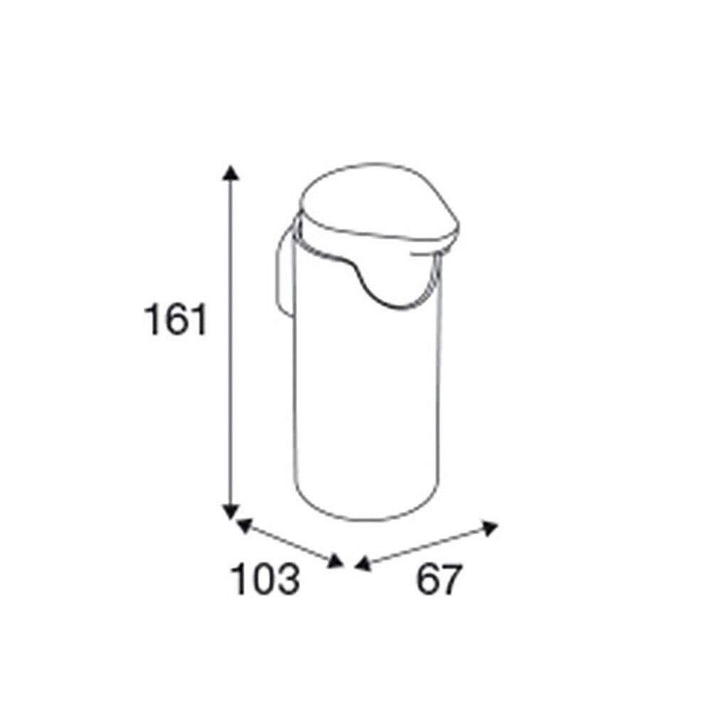 Seebidosaator Pressalit Style 240 ml  must/teras