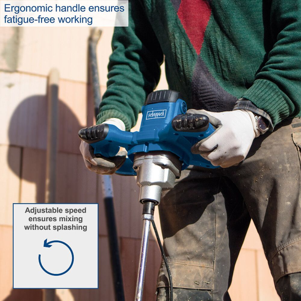 Segumikser Scheppach PM 1200, 1200 W + lisavispel