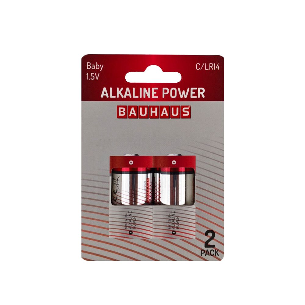 Leelispatarei BAUHAUS Baby C/LR14 2 tk