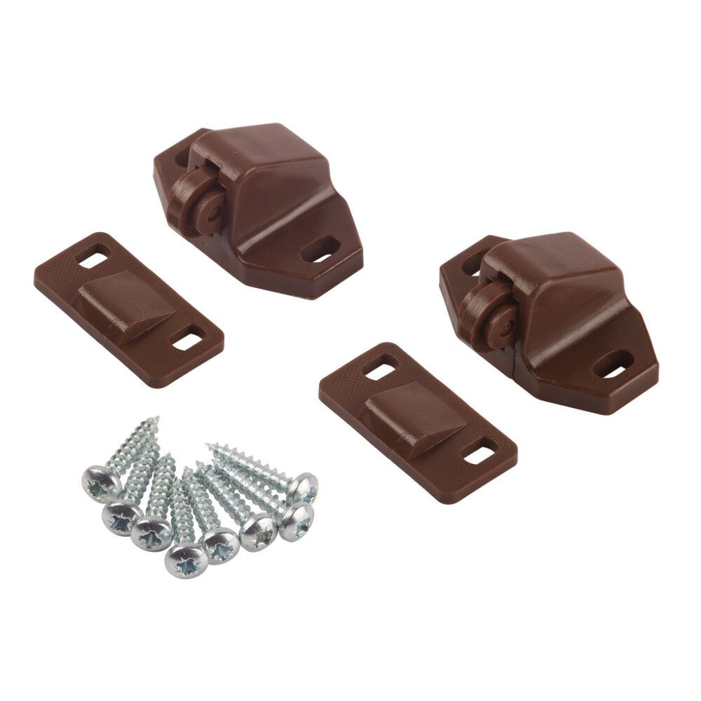 Rullsulgur plast messing 36 x 19 x 28 mm 2 tk