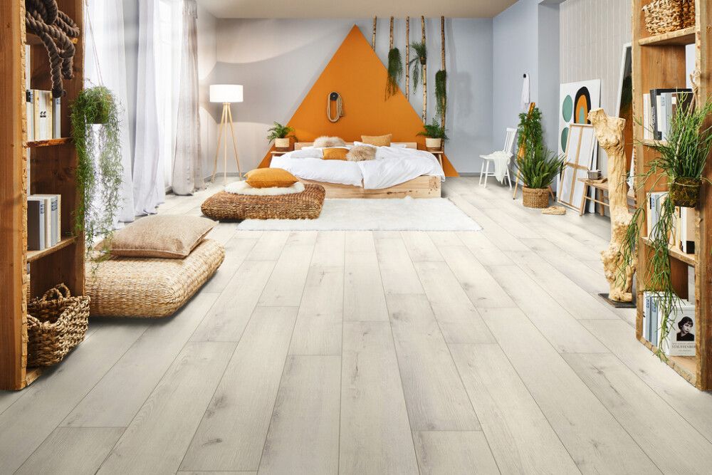 Näidis niiskuskindlale parketile Logoclic Element Flex tamm Almeria