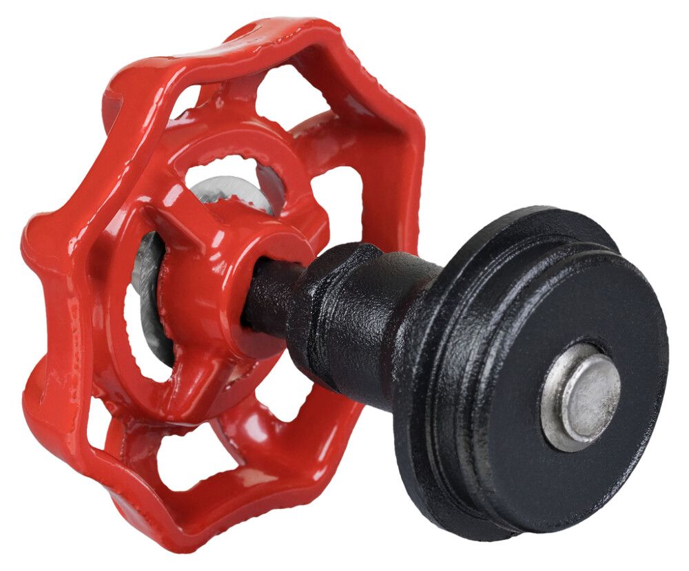 Sulgventiil Walteco RT-15 must/punane Ø 25 x 64 mm