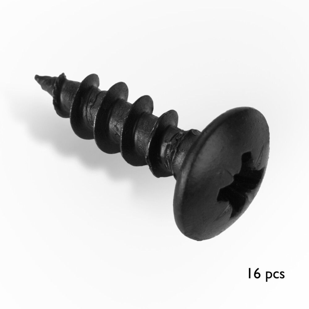 Kruvi Walteco RT-50 must Ø 5 x 16 mm 16 tk