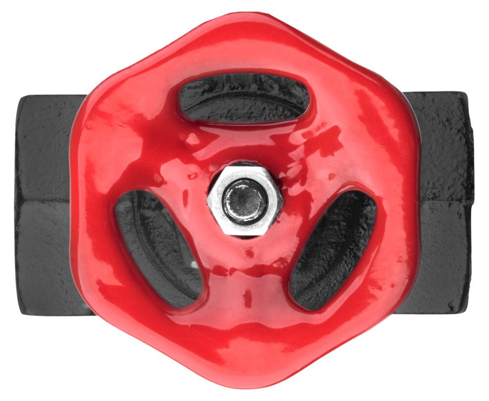 Ventiil Walteco RT-19 must/punane  Ø 25 x 100 mm