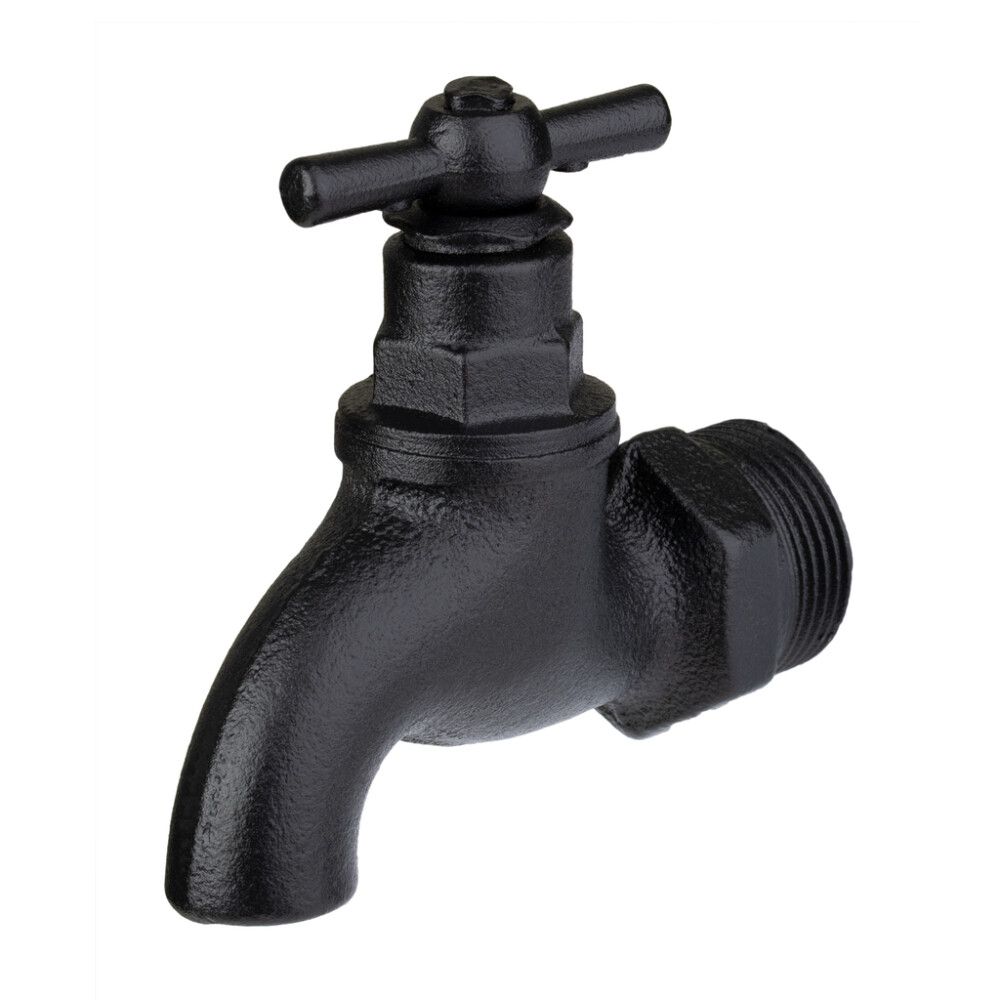 Veekraan Waalteco RT-20 must Ø 25 x 80 mm