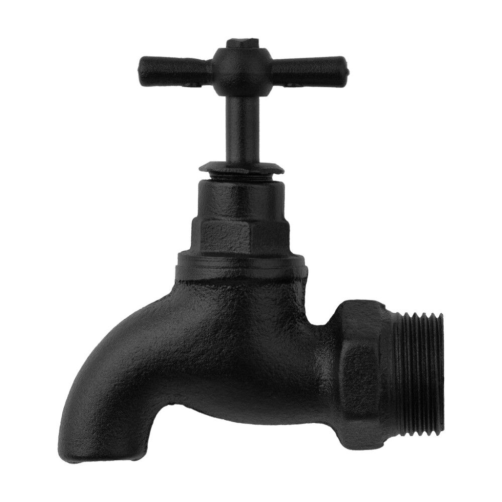 Veekraan Waalteco RT-20 must Ø 25 x 80 mm