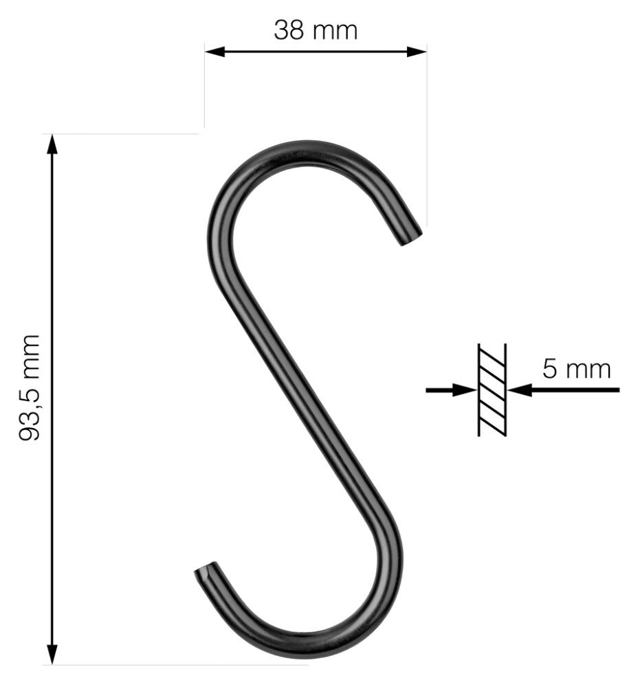 S-konks Walteco RT-48 must 5 tk
