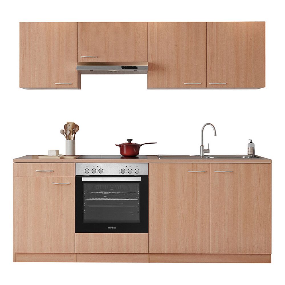 Miniköök Gerda Respekta 2,1 m pöök, keraamilise pliidiga