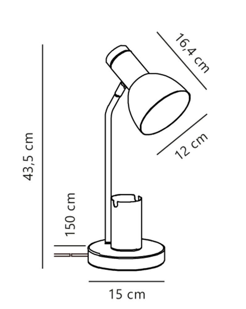 Lauavalgusti Nordlux Devone 43,5 cm valge