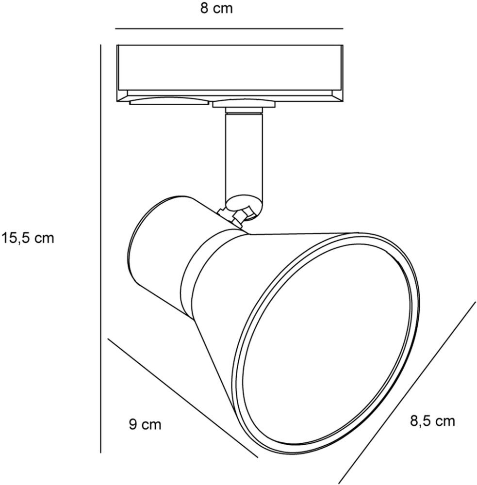 Kohtvalgusti Nordlux Link Eik valge