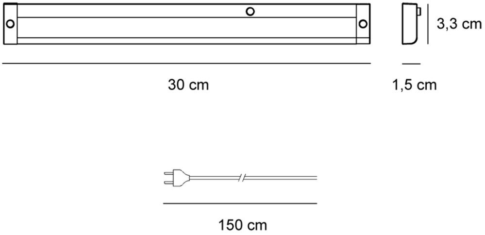 LED-liistvalgusti Nordlux Preston 30 cm                              