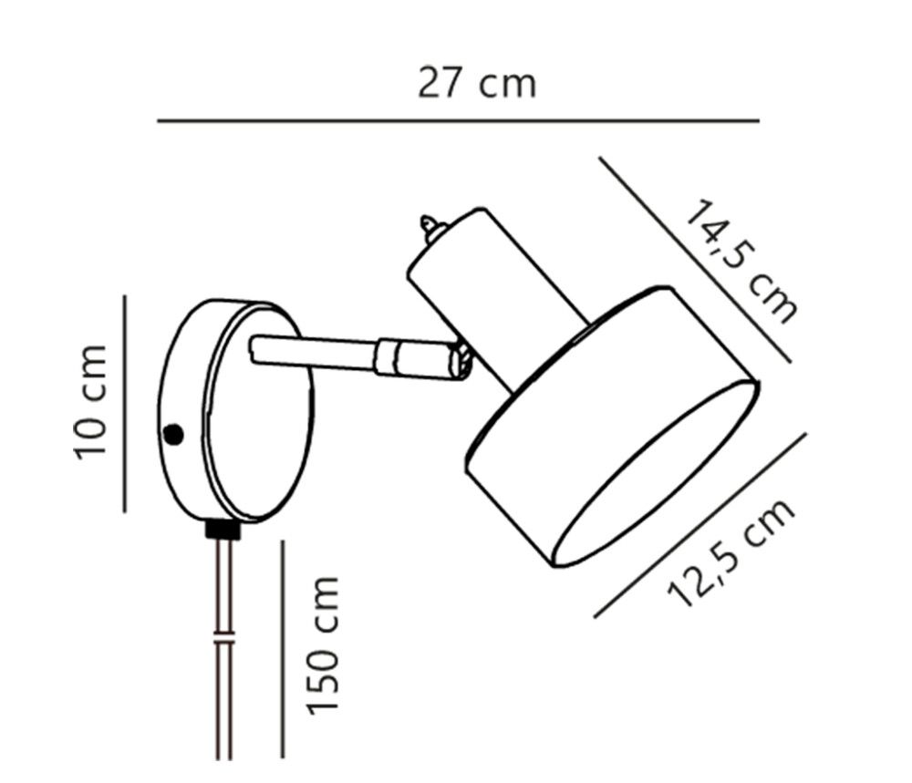 Kohtvalgusti Nordlux Matis 1-osaline must
