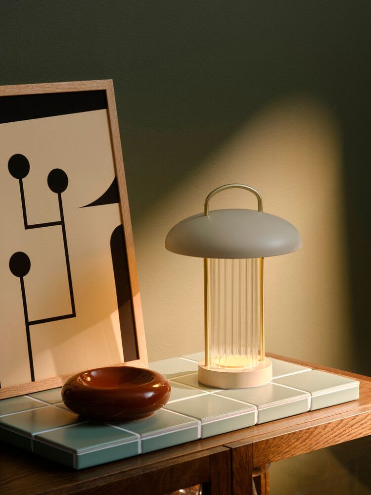 Laetav lauavalgusti Nordlux Mirano Ø 20 × 29 cm beež