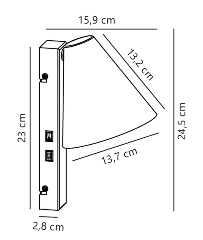 Seinavalgusti Nordlux Wilmer valge