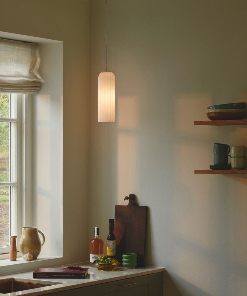 Rippvalgusti Nordlux Miella valge