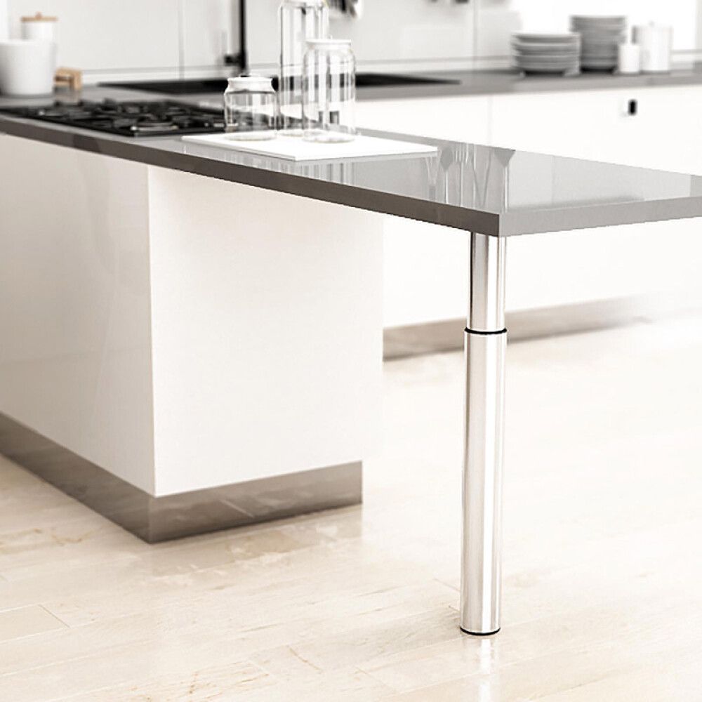 Reguleeritav mööblijalg REI kroom 60 x 700-1000 mm