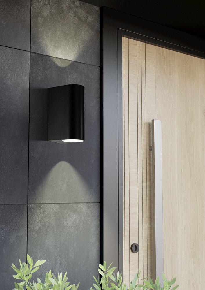 Välisseinavalgusti Scogliera-E IP44, must