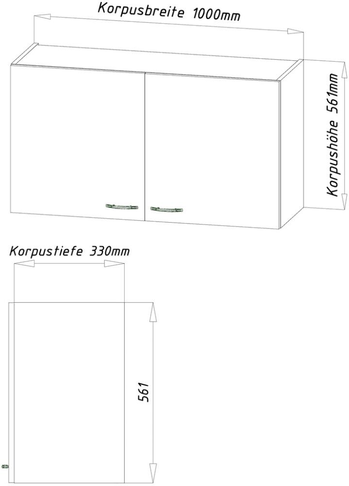 Miniköök Respekta MK100ESWOSCS 1 m valge/pruun
