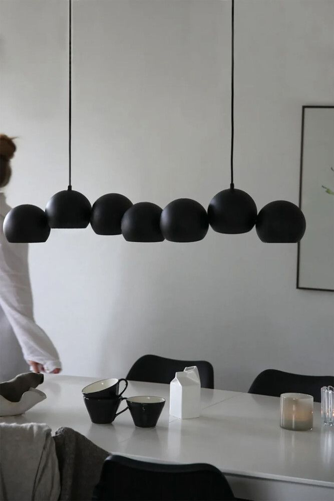 Rippvalgusti Markslöjd Cupolo 7-os must