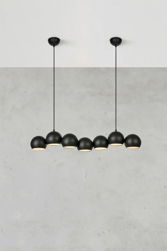 Rippvalgusti Markslöjd Cupolo 7-os must