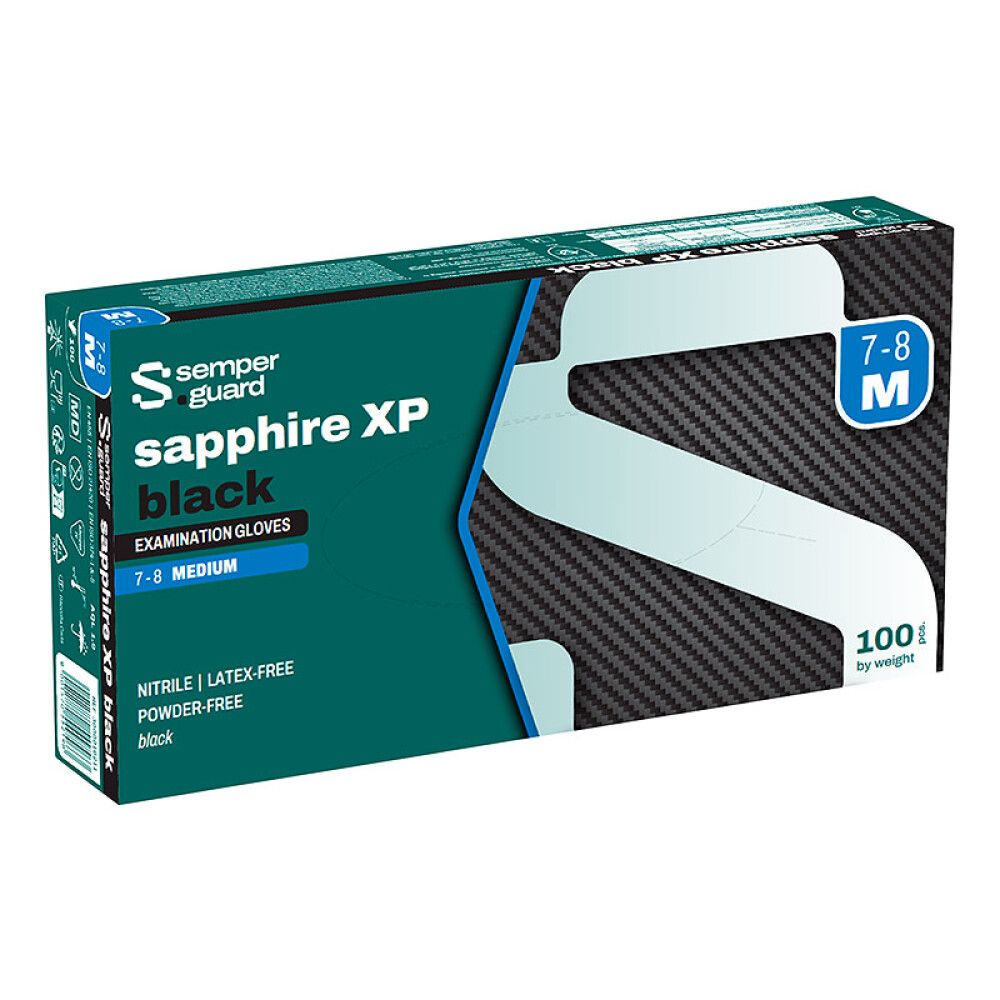 Kindad Semperguard Sapphire XP M 7-8 100 tk/pk, must