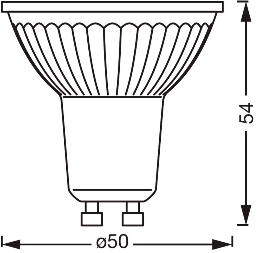 LED-lamp  Osram Smart+ WiFi DIM GU10 4,7 W 350 lm TW 2700–6500 K 1 tk/pk