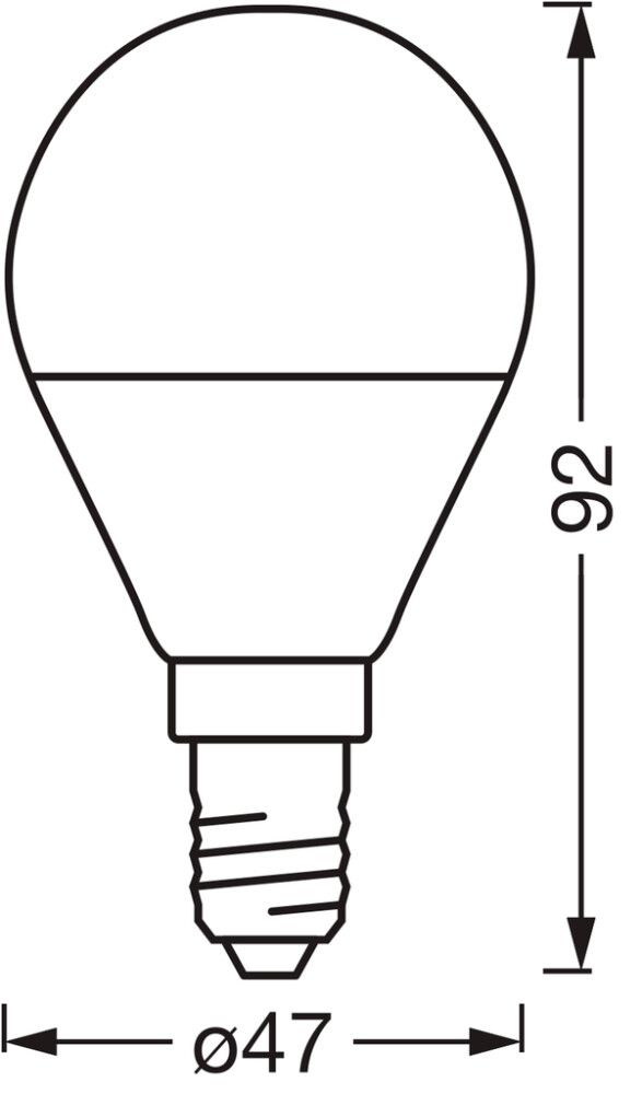 LED-lamp Osram SMART+ MATTER RGBW 47 E14 4,9W 2700K
