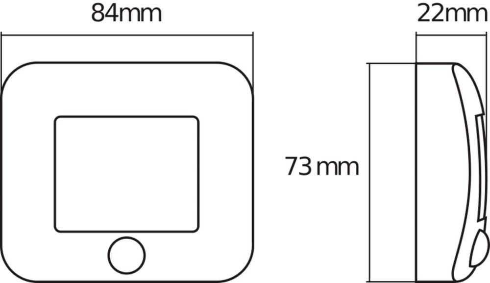 Liikumisanduriga valgusti Osram Nightlux Hall 8,4 x 7,3 cm IP54