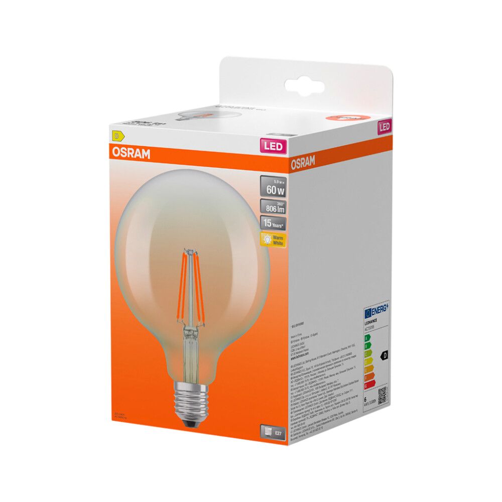LED-lamp Osram STAR Globe125 60 5,9 W, 2700 K, E27
