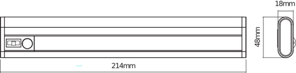 Üldvalgusti Osram Linear LED Mobile valge 21,4 cm