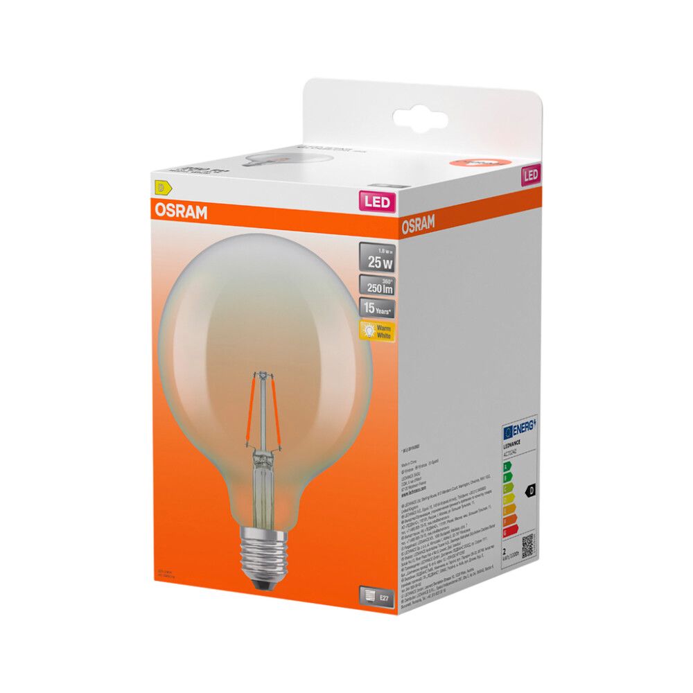 LED-lamp Osram STAR Globe125 25 1,8 W, 2700K, E27
