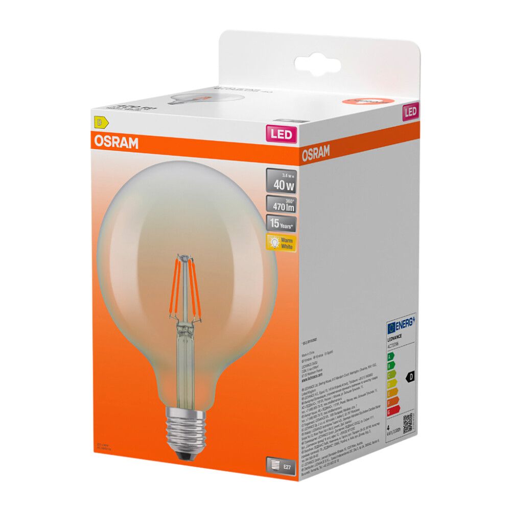 LED-lamp Osram STAR Globe125 40 3,4 W, 2700 K, E27