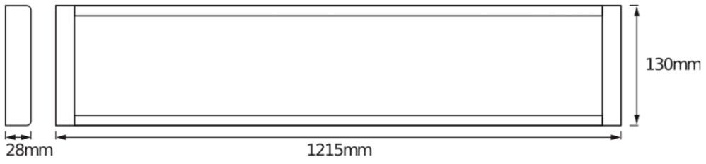 Laevalgusti Osram Office Line valge 1,2 m