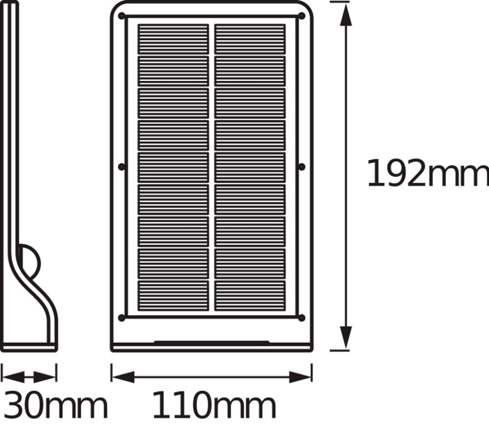 Sensorvalgusti Osram Doorled Solar hõbe 19,2 x 11 cm IP44