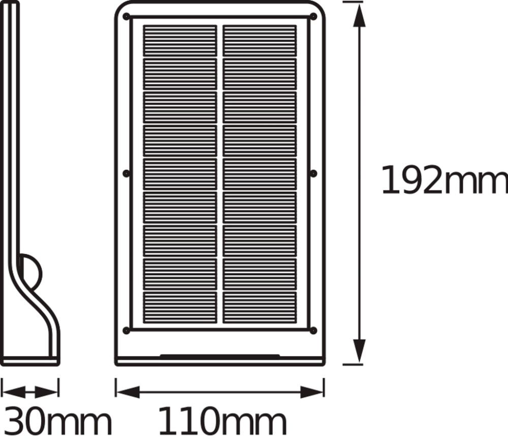 Sensorvalgusti Osram Doorled Solar valge 19,2 x 11 cm IP44