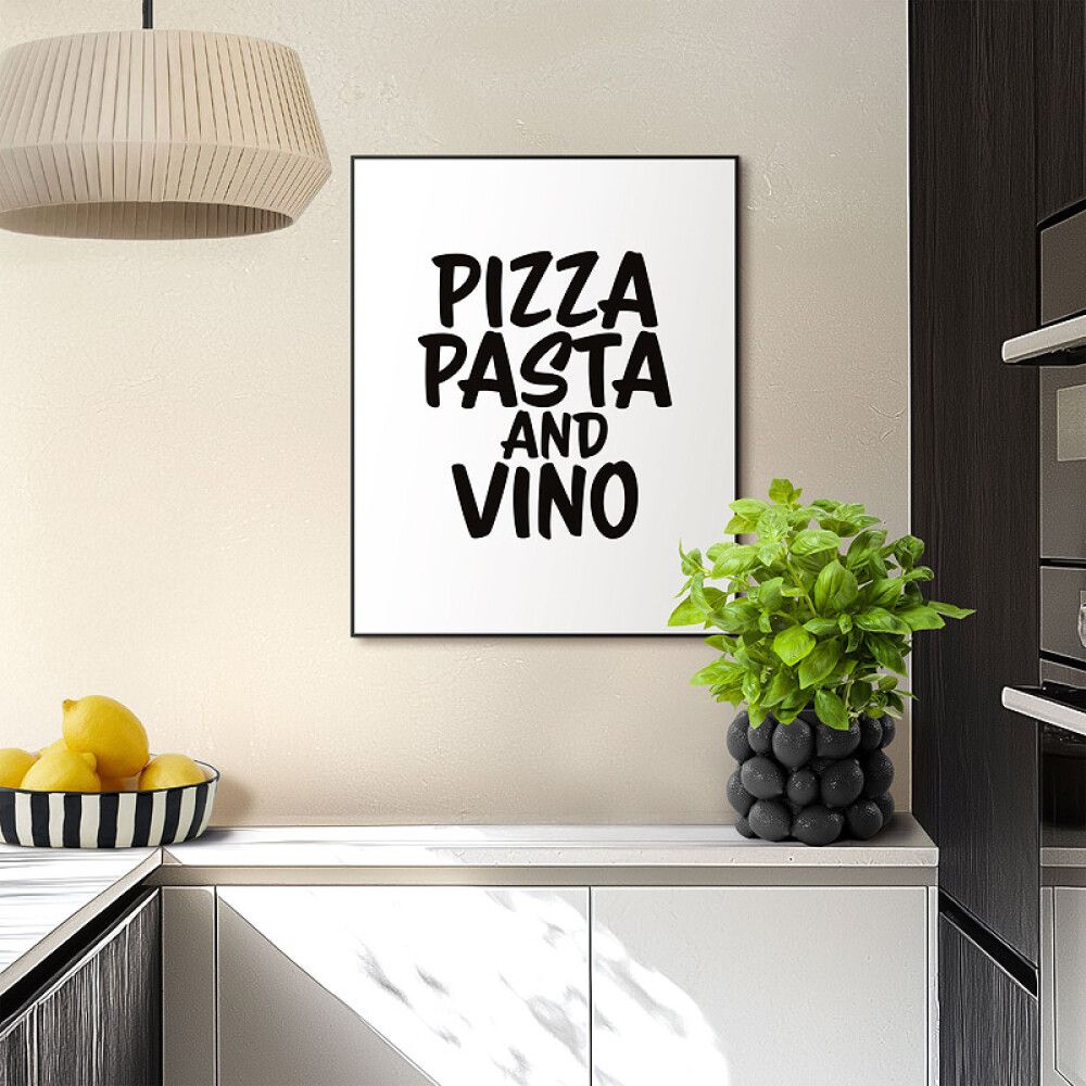 Sisustuspilt Reinders Pizza, Pasta and Vino 40 x 50 cm
