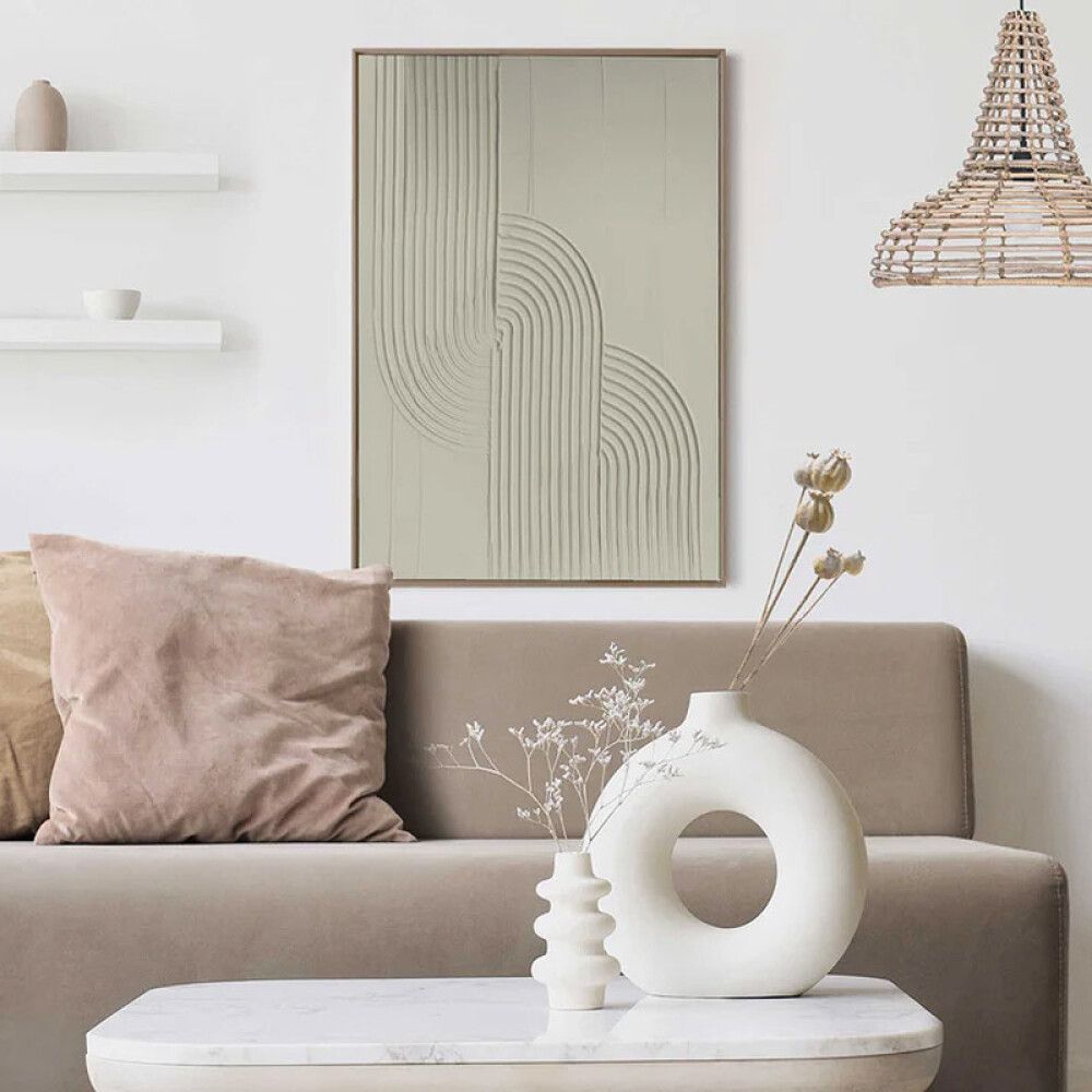 Sisustuspilt Reinders Craft Art Wood Knot 3D sage green 50 x 70 cm